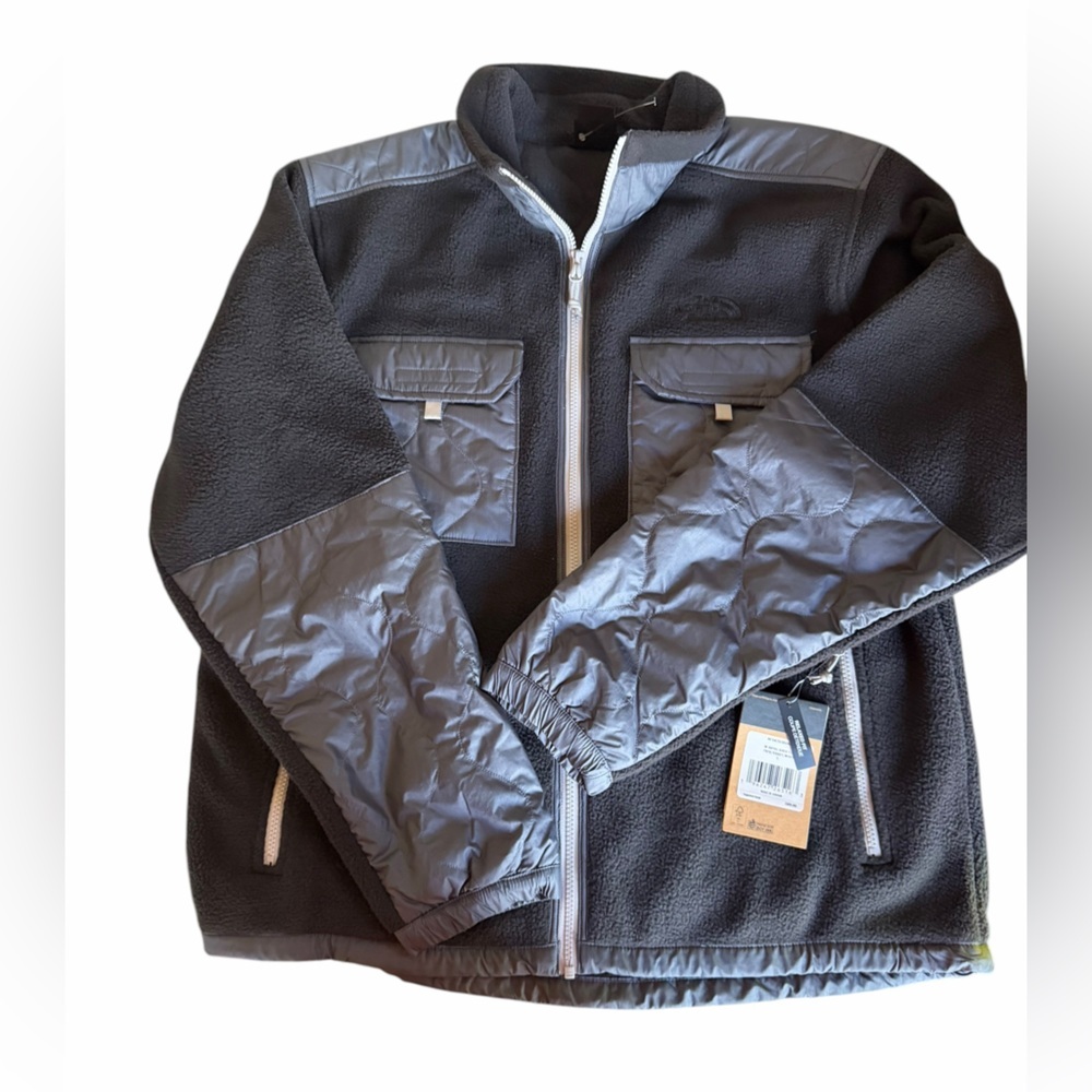 The North Face Men’s Black Fleece Royal Arch Jacket Full Zip Large Outdoors - Picture 4 of 8